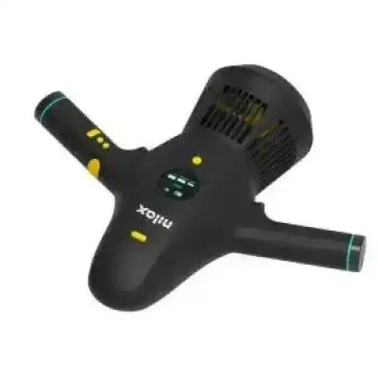 Acquascooter elettrico Nilox nero con design compatto e impugnature laterali per uso acquatico