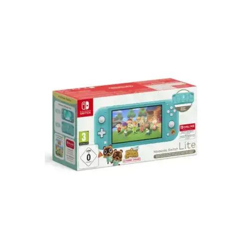 NINTENDO SWITCH CONSOLE LITE TURCHESE ANIMAL CROSSING TIMMY TOMMY IT - Nintendo - TecnoRoyal