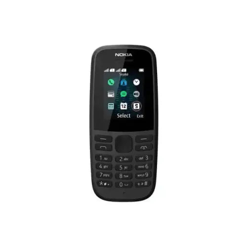 Nokia 105 Black 2019 DS EU - Cellulari per anziani - TecnoRoyal