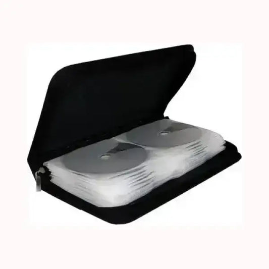 Étui noir zippé pour CD et DVD OEM pour le stockage des disques