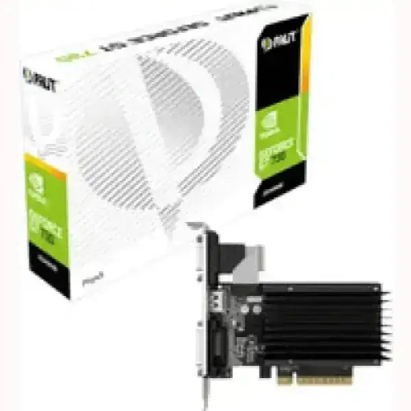Scheda video PALIT NVIDIA GeForce GT 710 con dissipatore passivo e confezione bianca e verde
