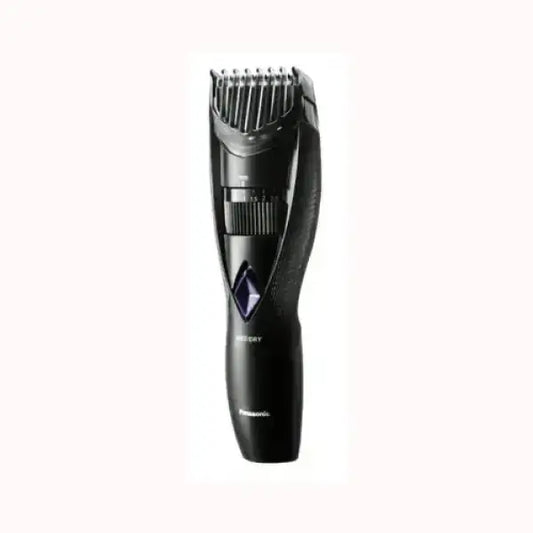 Regolabarba Panasonic nero con pettine regolabile e design ergonomico per rifiniture precise