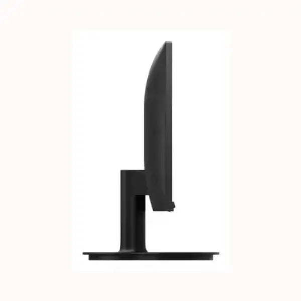 Profilo laterale di un Philips monitor nero con design sottile e supporto stabile