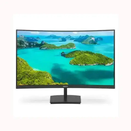 PHILIPS MONITOR curvo con display ampio e colori vividi di un paesaggio marino tropicale