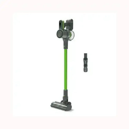 Aspirapolvere senza fili Polti con tubo verde e accessorio per pulizia dettagliata