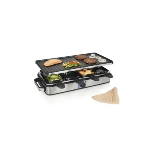 PRINCESS BISTECCHIERA RACLETTE 8 DELUXE GRIGLIA 42x21cm 1400W - Bistecchiere - TecnoRoyal