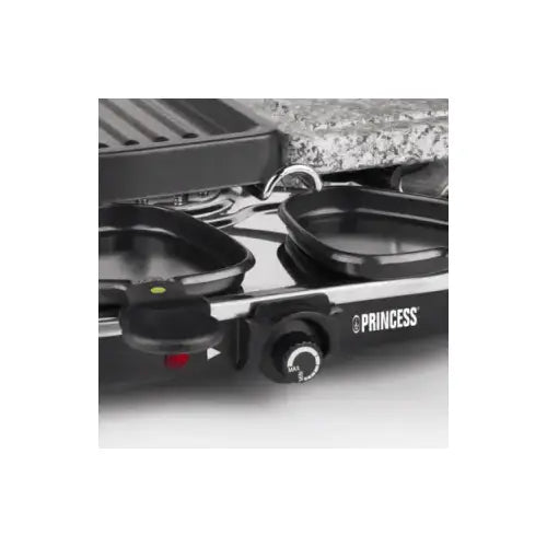 PRINCESS BISTECCHIERA RACLETTE 8 OVAL GRIGLIA + PIETRA 43x30CM 1200W - Bistecchiere - TecnoRoyal
