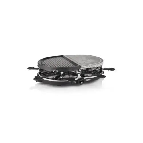 PRINCESS BISTECCHIERA RACLETTE 8 OVAL GRIGLIA + PIETRA 43x30CM 1200W - Bistecchiere - TecnoRoyal