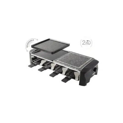 PRINCESS BISTECCHIERA RACLETTE 8 STONE GRIGLIA + PIETRA 42x42CM 1400W - Bistecchiere - TecnoRoyal