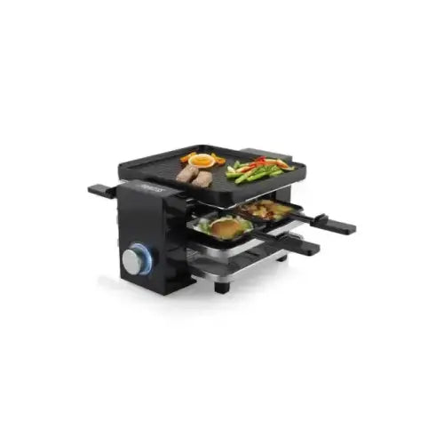PRINCESS BISTECCHIERA RACLETTE PIANO BLACK 4 GRIGLIA 50x60cm 700W Princess