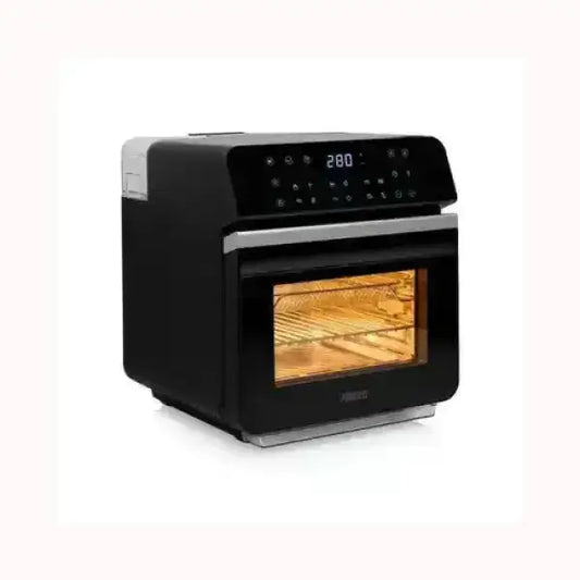 Friggitrice PRINCESS nera con display digitale e porta a vetro per cottura e frittura