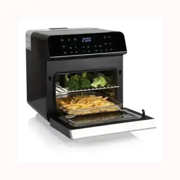 Friggitrice PRINCESS nera con display digitale e cestello per patatine e verdure