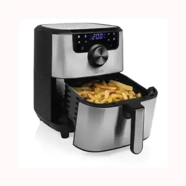 Friggitrice PRINCESS in acciaio inox con controllo digitale e cestello per patatine fritte