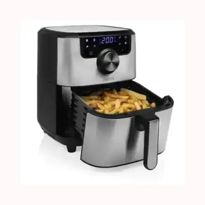 Friggitrice PRINCESS in acciaio inox con controllo digitale e cestello per patatine fritte