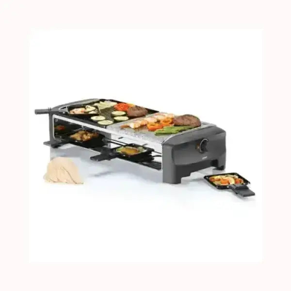 Bistecchiere PRINCESS elettrica con piastre per griglia e raclette per cucinare carne e verdure