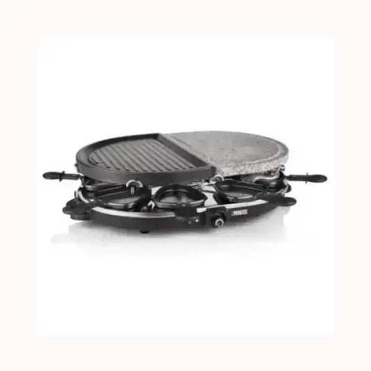 Bistecchiere PRINCESS con piastra grill e pietra lavica per cottura versatile e gustosa