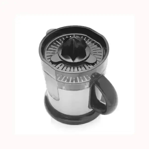 Spremiagrumi PRINCESS in acciaio inox con manico nero per estrarre succo di agrumi freschi