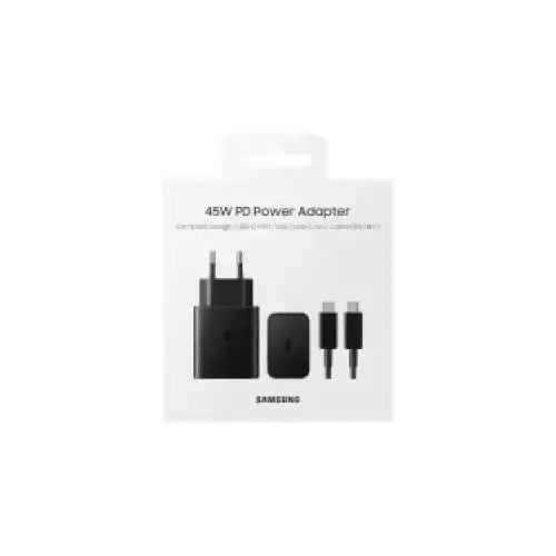 Samsung Caricatore 45W EP-T4511 FC2 USB-C +Cavo1m USB-C Black - Accessori telefonia - TecnoRoyal