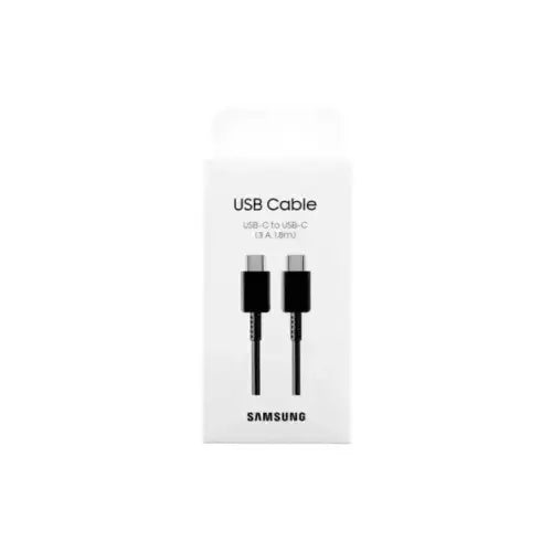Samsung Cavo USB-C to USB-C EP-DX310JB 1.8m 3A Black - Accessori telefonia - TecnoRoyal