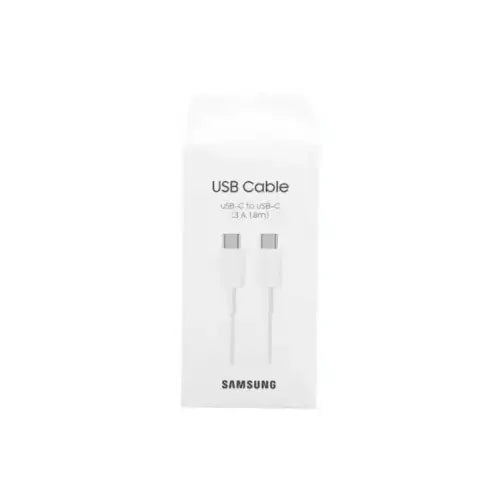 Samsung Cavo USB-C to USB-C EP-DX310JW 1.8m 3A White - Accessori telefonia - TecnoRoyal