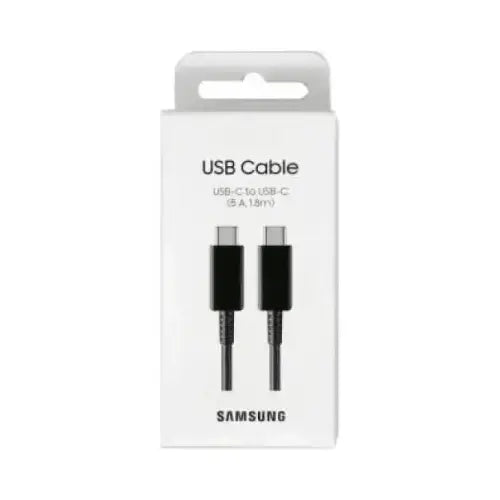 Samsung Cavo USB-C to USB-C EP-DX510JB 1.8m 5A Black - Accessori telefonia - TecnoRoyal