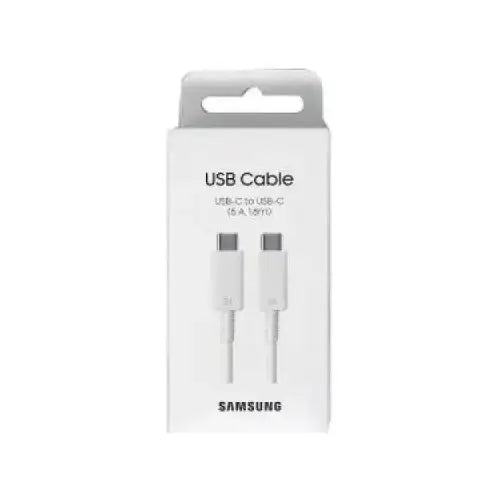 Samsung Cavo USB-C to USB-C EP-DX510JW 1.8m 5A White - Accessori telefonia - TecnoRoyal