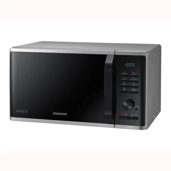 Samsung Forno Microonde grigio con display digitale e manopola di controllo facile da usare