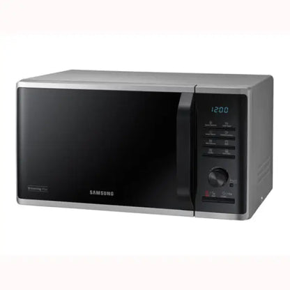 Samsung Forno Microonde grigio con display digitale e manopola di controllo facile da usare