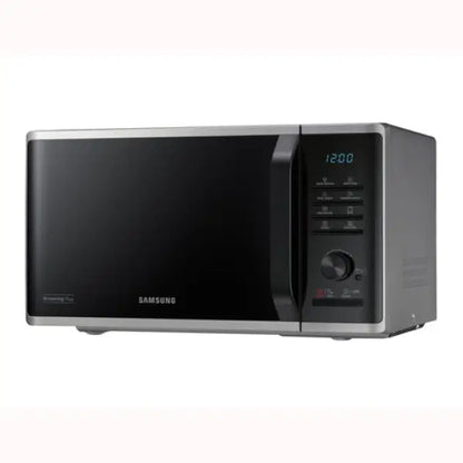 Samsung Forno Microonde moderno in acciaio inox con display digitale e pannello di controllo touch