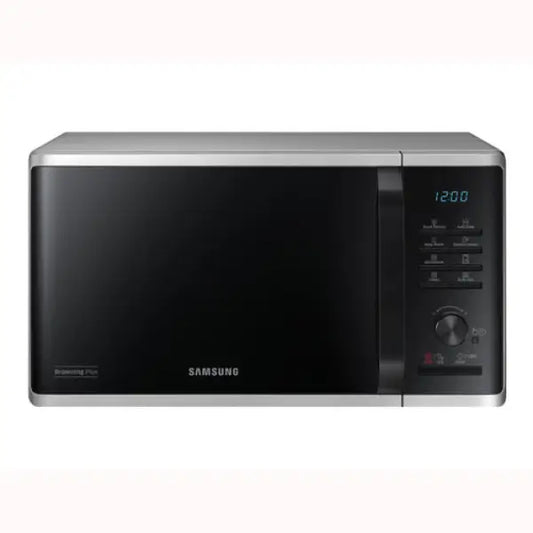Samsung Forno Microonde da tavolo con display digitale grigio e pannello di controllo touch