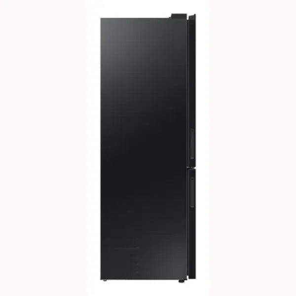 Frigorifero Combinato Samsung in nero con design moderno e porte separate per frigorifero e congelatore
