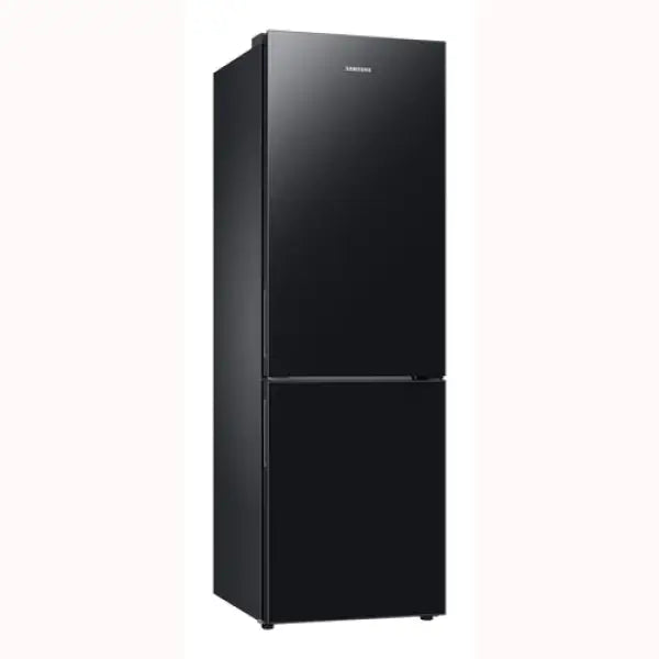 Frigorifero combinato Samsung nero moderno con doppia porta e design elegante per la casa