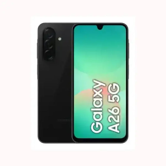 Samsung Galaxy A26 5G, Smartphone con Funzioni intelligenti, Display Super AMOLED 6.7, 6GB RAM, 128GB, Batteria 5.000 mAh, memoria espandibile, Black Smartphone