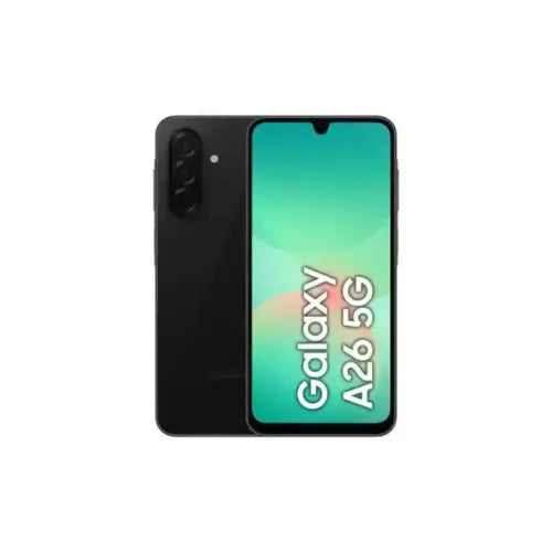 Samsung Galaxy A26 5G, Smartphone con Funzioni intelligenti, Display Super AMOLED 6.7, 6GB RAM, 128GB, Batteria 5.000 mAh, memoria espandibile, Black Samsung