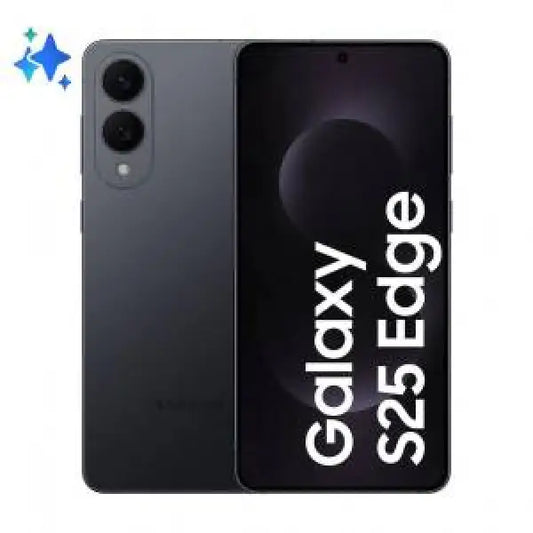 Samsung S25 Edge 12+512GB 6.7" 5G Titanium Jetblack DS EU Smartphone
