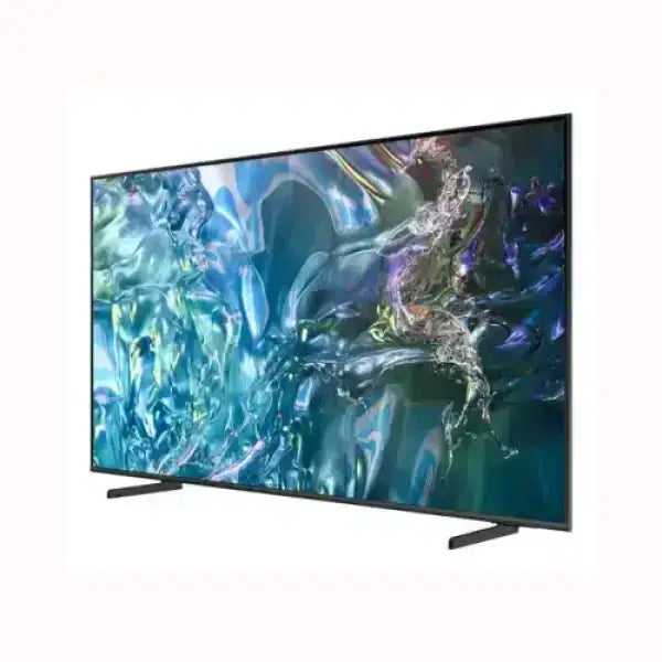 Televisore Samsung 55 pollici 4K Ultra HD con cornice sottile base a due piedi e immagine astratta vivida per salotto