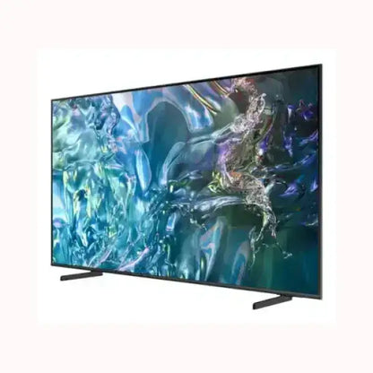 Televisore Samsung 55 pollici 4K Ultra HD con cornice sottile base a due piedi e immagine astratta vivida per salotto