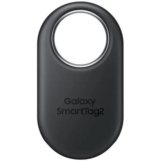 Samsung Galaxy SmartTag2 in nero per il tracciamento degli oggetti smarriti e gestione intelligente