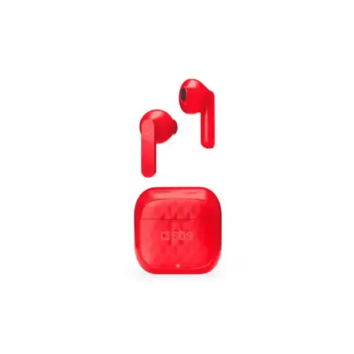 SBS TWS Air Free Cuffie True Wireless Stereo (TWS) In-ear Musica e Chiamate Base di ricarica Rosso - Auricolari - TecnoRoyal