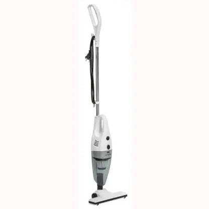 Scopa elettrica Innoliving bianca con design compatto e serbatoio trasparente per aspirapolvere