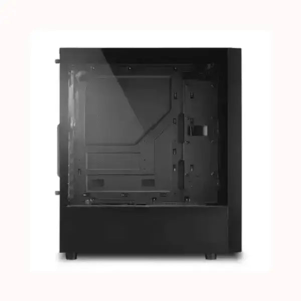 Case per PC SHARKOON nero con pannello laterale trasparente e ampio spazio interno
