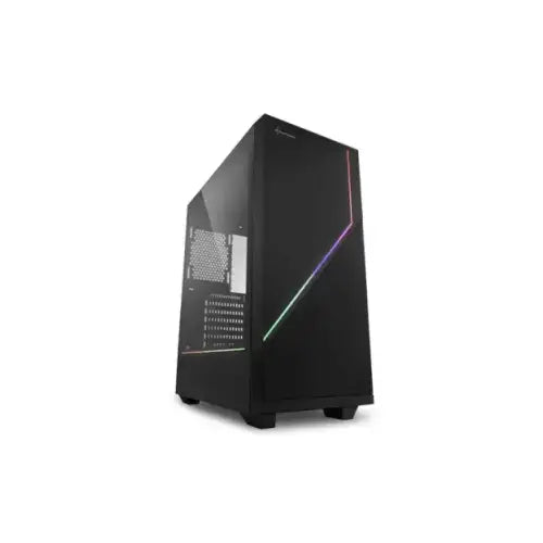 SHARKOON PC CASE GAMING RGB FLOW MIDI TOWER LED USB3.0 NERO - Case - TecnoRoyal