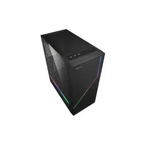 SHARKOON PC CASE GAMING RGB FLOW MIDI TOWER LED USB3.0 NERO - Case - TecnoRoyal