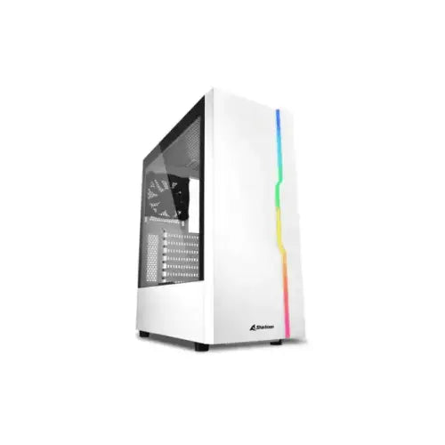 SHARKOON PC CASE GAMING RGB SLIDER MIDDLE TOWER LED USB3.0 BIANCO - Case - TecnoRoyal