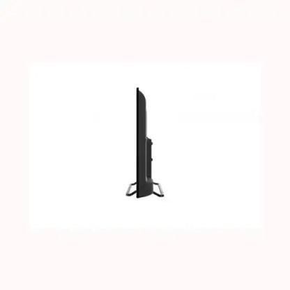 TV Smart Tech vista laterale con design sottile e supporto stabile SMART TECH TV