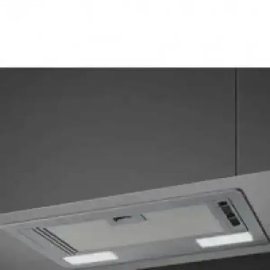 Cappa da cucina SMEG a incasso con illuminazione LED e design moderno in acciaio inox