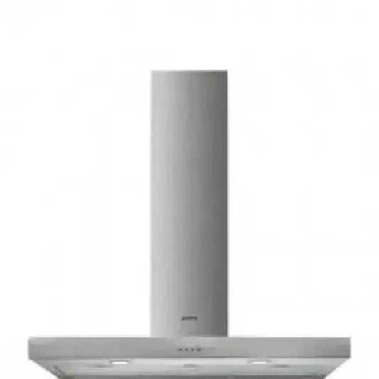 Cappa da cucina in acciaio inox SMEG con design moderno e aspirazione efficiente