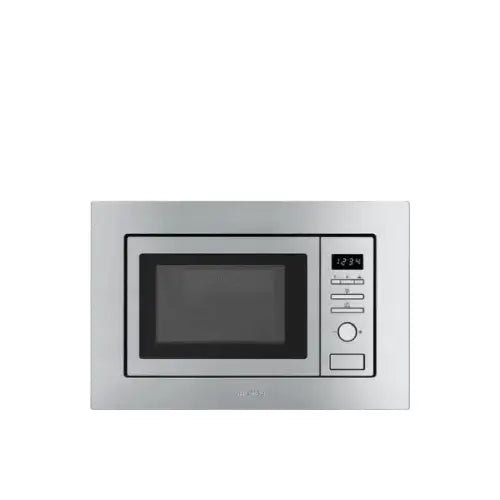 SMEG FORNO MICROONDE INCASSO 19LT 1000W 60CM GRILL INOX SATIN. FMI017X - Forni - TecnoRoyal
