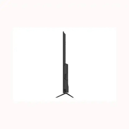 TV Smart Tech SMT-43F30UV2M1B1 vista laterale sottile con supporto nero