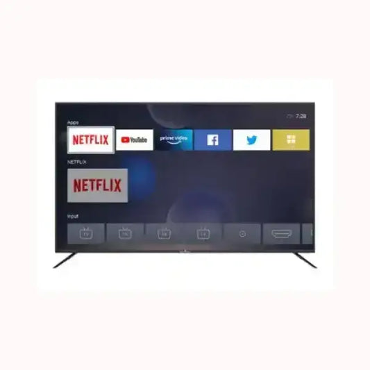 Televisore Smart Tech SMT-43F30UV2M1B1 con schermo piatto accesso a Netflix YouTube e Prime Video